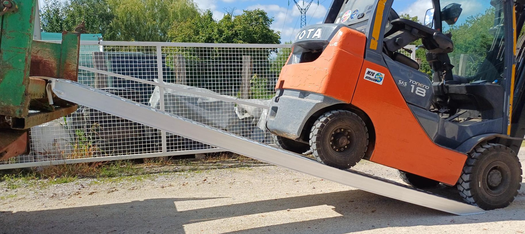 Paire de Rampes 3M50 - 2.7T a rebords